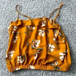 Floral crop top